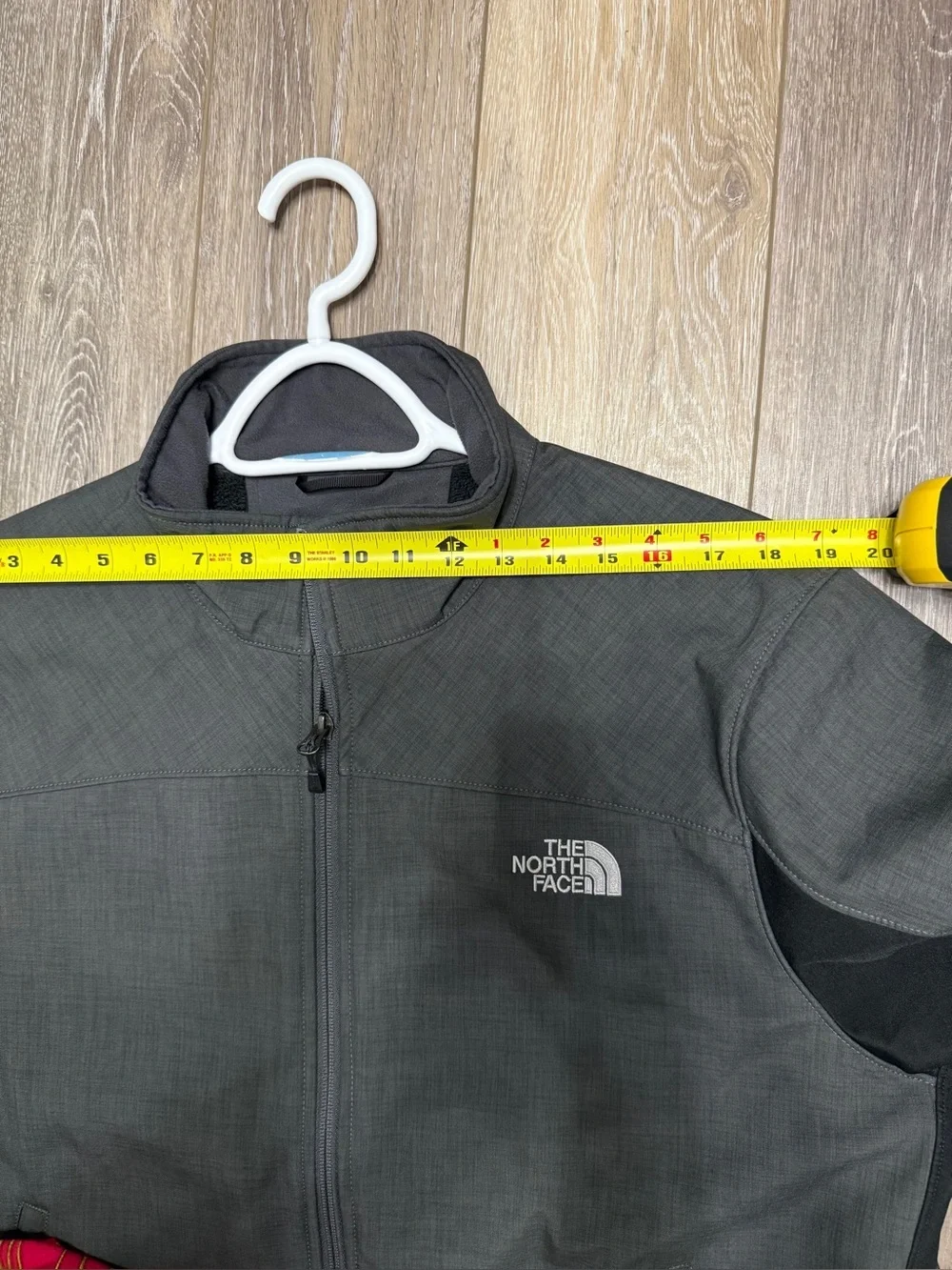 The North Face Men's Charcoal Gray Performance Jacket with Black trim & Lining